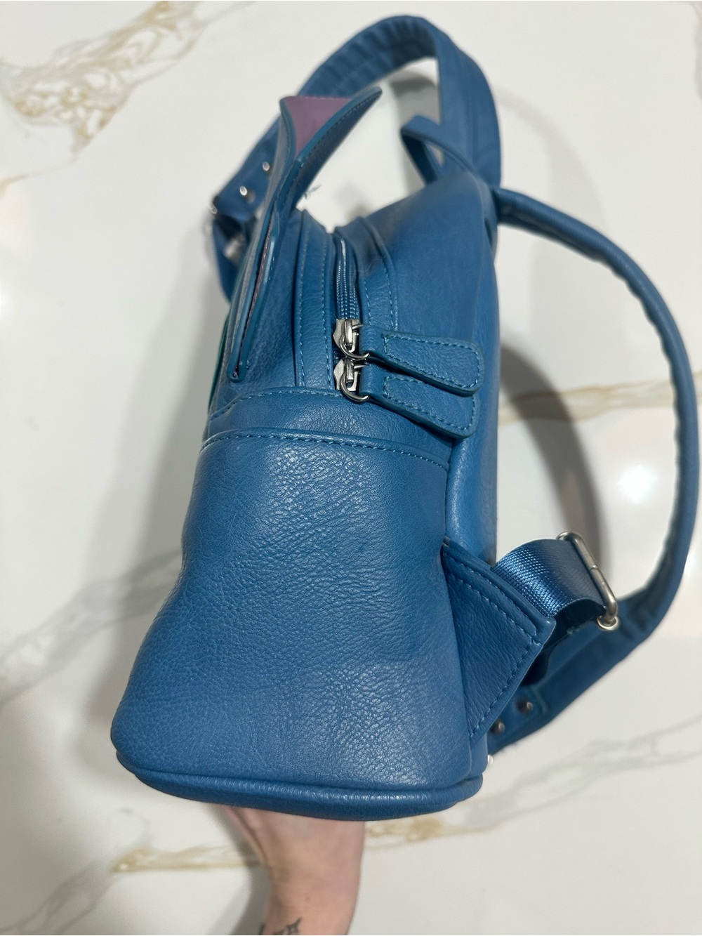 Loungefly Blue Stitch Character Mini Backpack - Picture 3 of 5